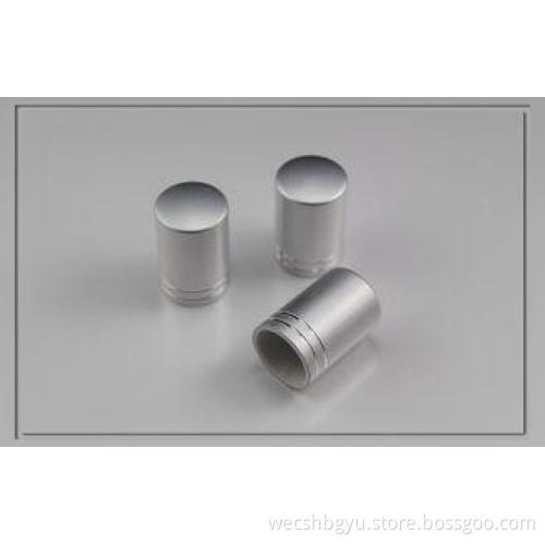 16mm25mm Cosmetic Bottle Caps with double shinning silver l